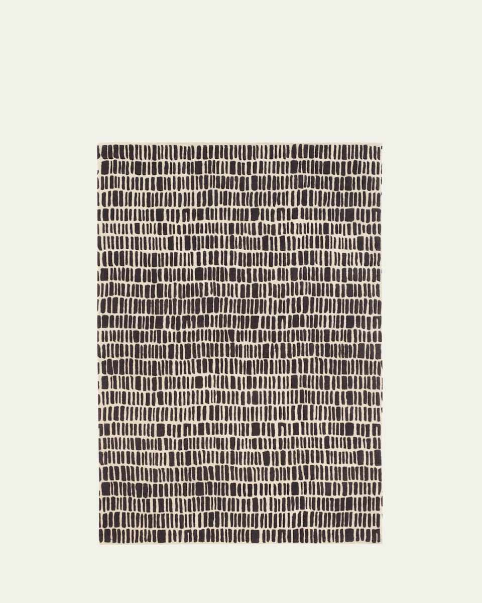 Roark Charcoal Hand-Tufted Rug, 3' x 5'